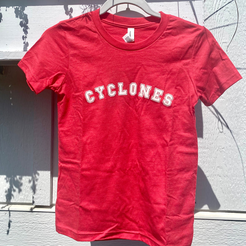 Youth - Cyclones Varsity Letter Tee