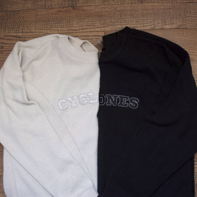 Cyclones Home Base Embroidered Crewneck