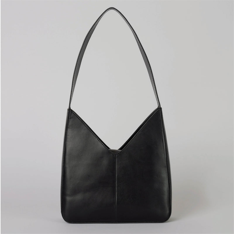 Vicky Black Classic Leather Bag