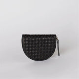 Laura Woven Leather Coin Purse