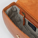 Ava Cognac Classic Leather Bag