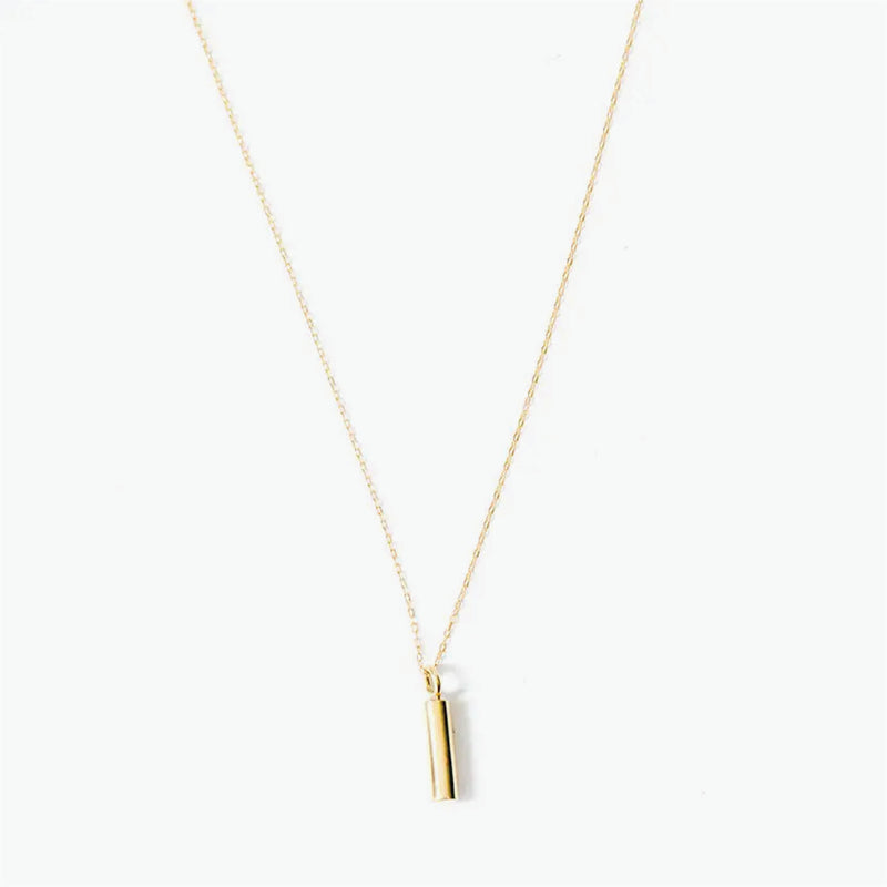 Cylinder Pendant Necklace