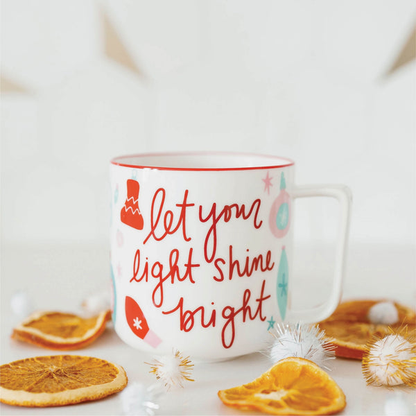 Let Your Light Shine Bright Ornament Mug