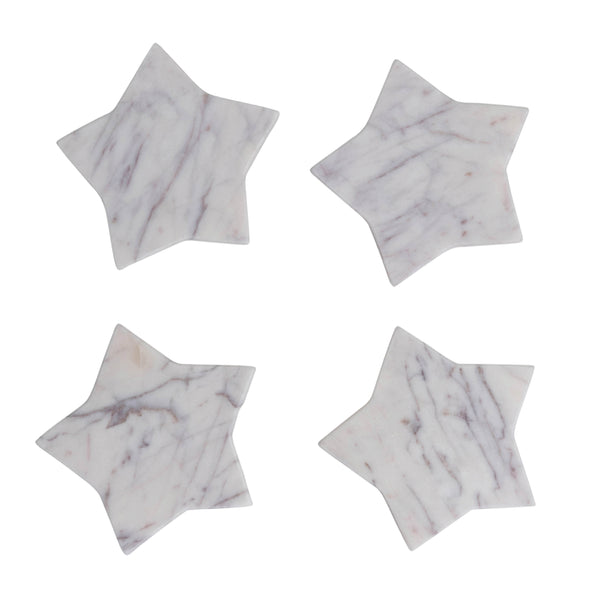 Star Shaped Marble Coasters