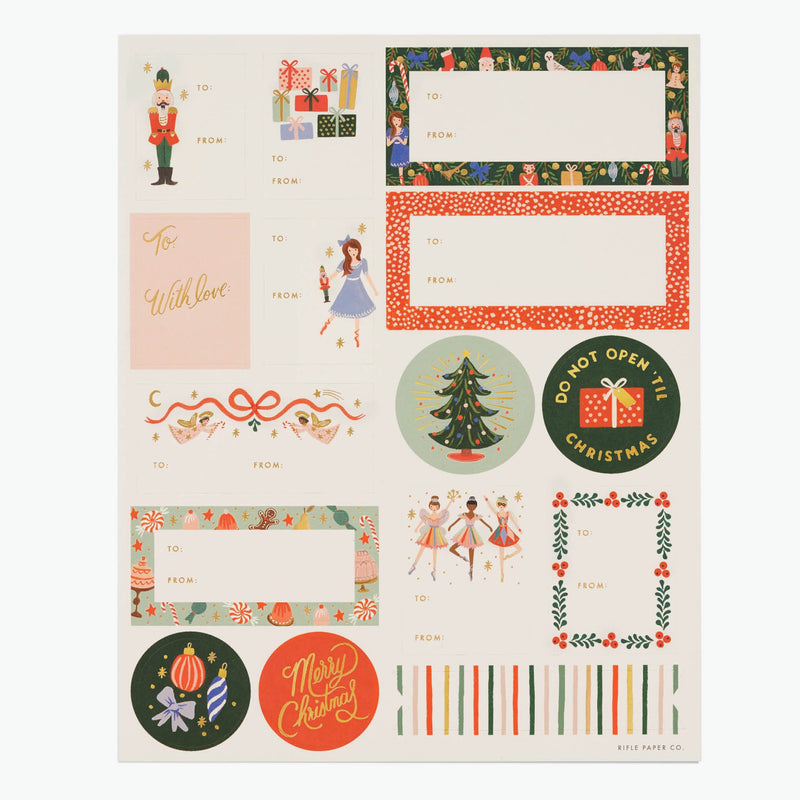 Nutcracker Stickers and Labels