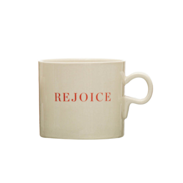 Rejoice Stoneware Mug