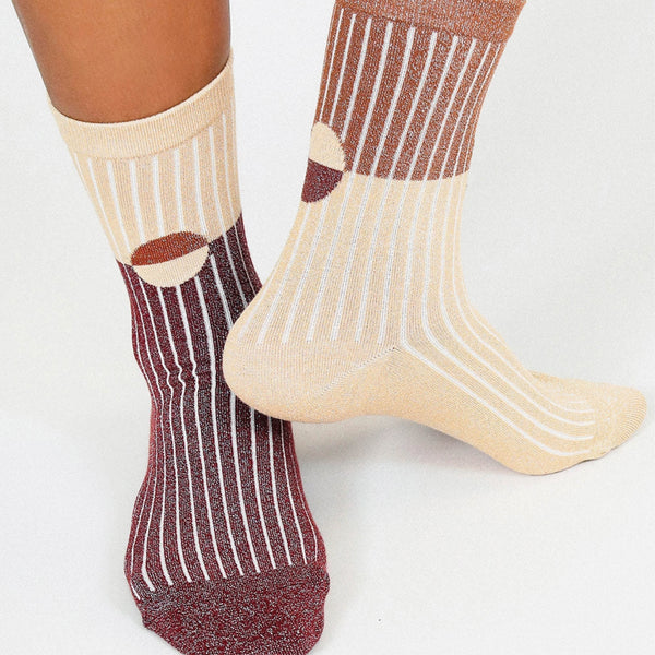 Casey Shimmer Socks