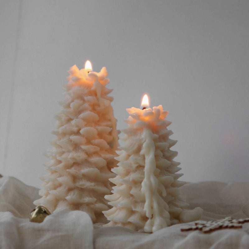 Pine Christmas Tree Candle