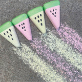 Watermelon Slices Sidewalk Chalk