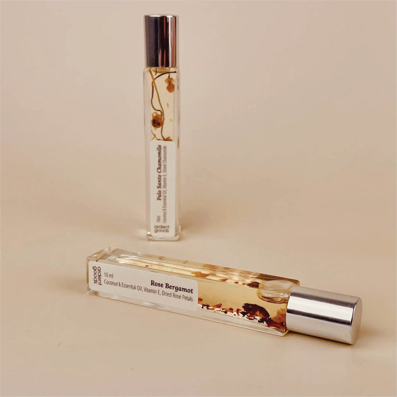 Absolute Rose + Bergamot Natural Perfume Roller