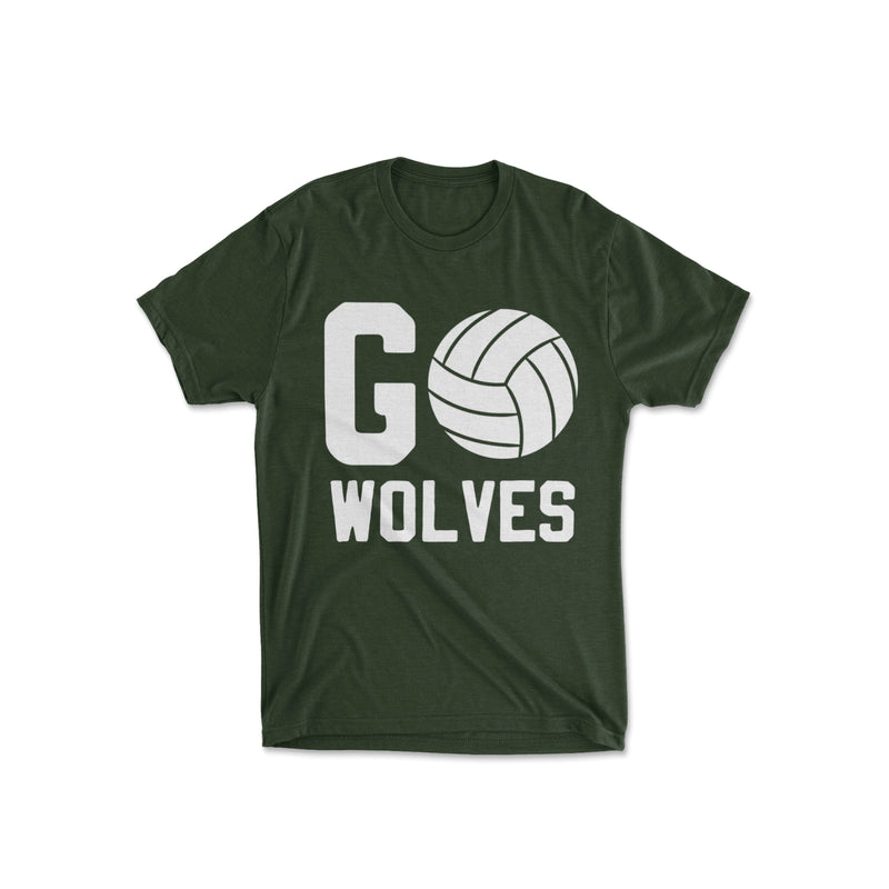 Go Wolves Volleyball Tee