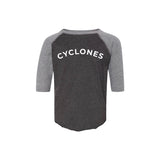 Toddler & Youth - Cyclones Three-Quarter Sleeve Baseball Tee