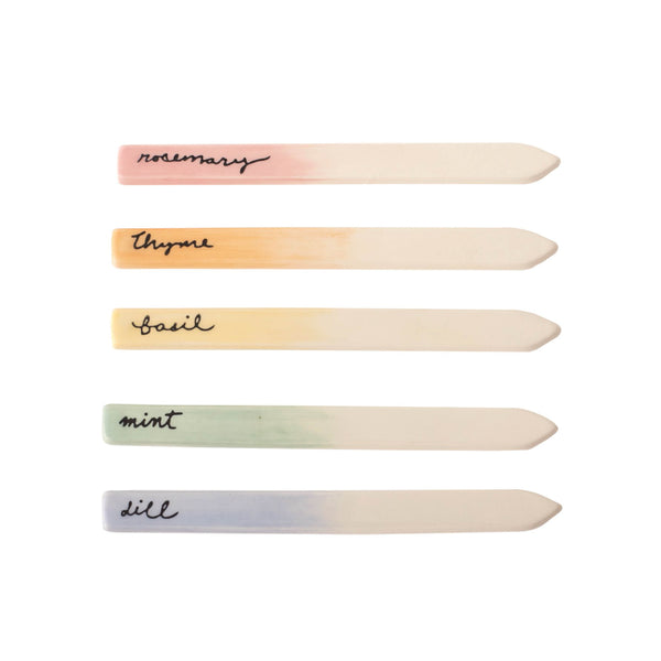 Watercolor Herb Markers