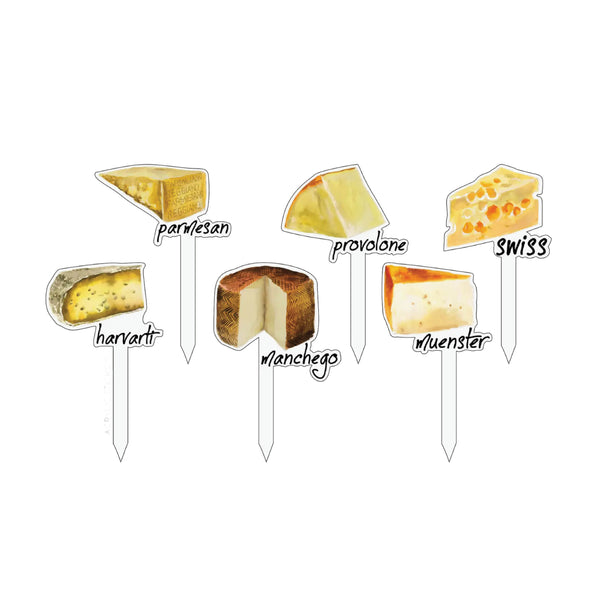 Cheese Please Fromage Acrylic Sticks