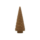 Embossed Tree with Flocking: Brown