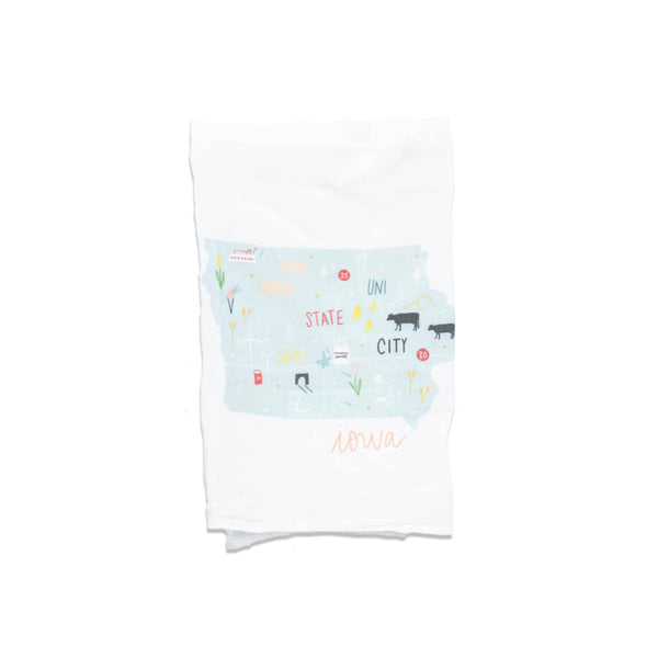 Iowa Flour Sack Towel