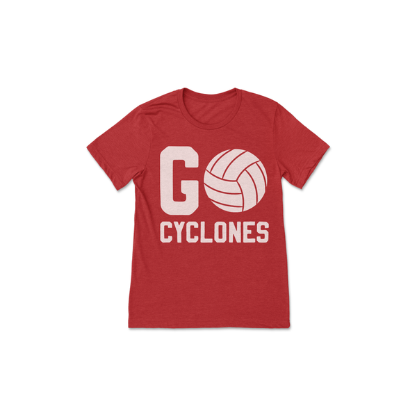Go Cyclones Volleyball Tee