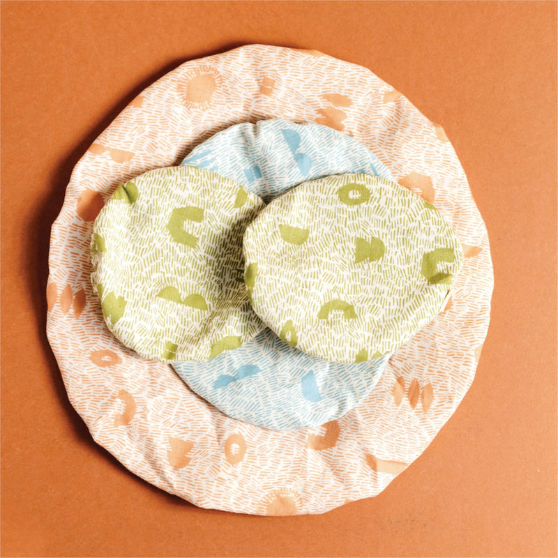 Fabric Dish Covers (Set of 4)