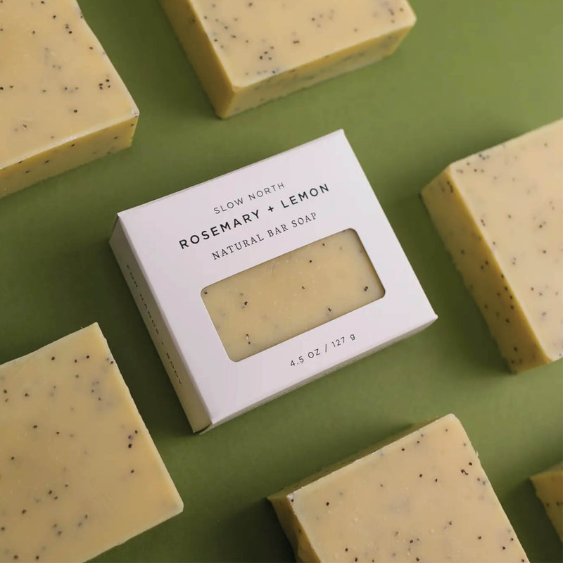 Natural Bar Soap: Rosemary + Lemon