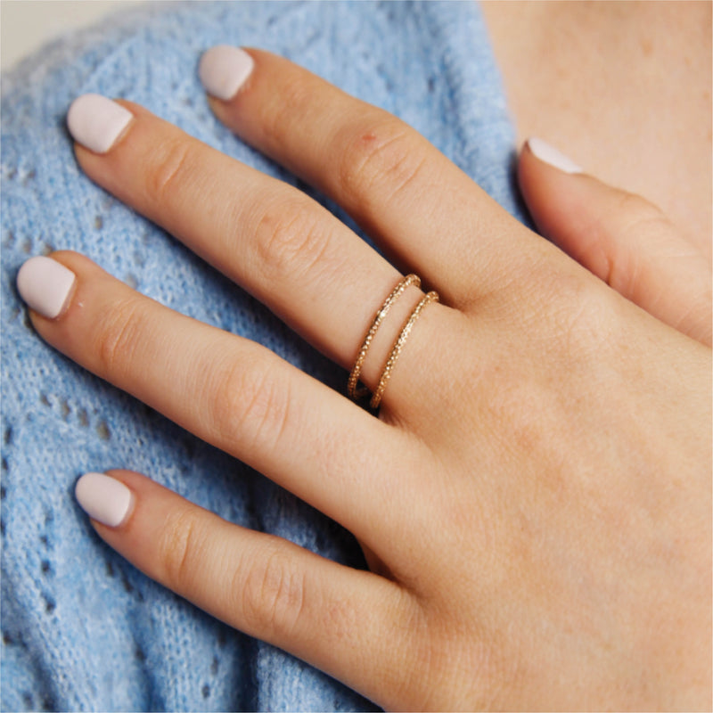 Buy Karatcart Kunuz 925 Sterling Silver Gold Plated Infinity Loop Shape  Finger Ring for Women Online