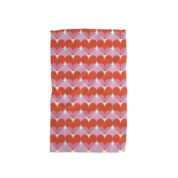 Love Hearts Tea Towel