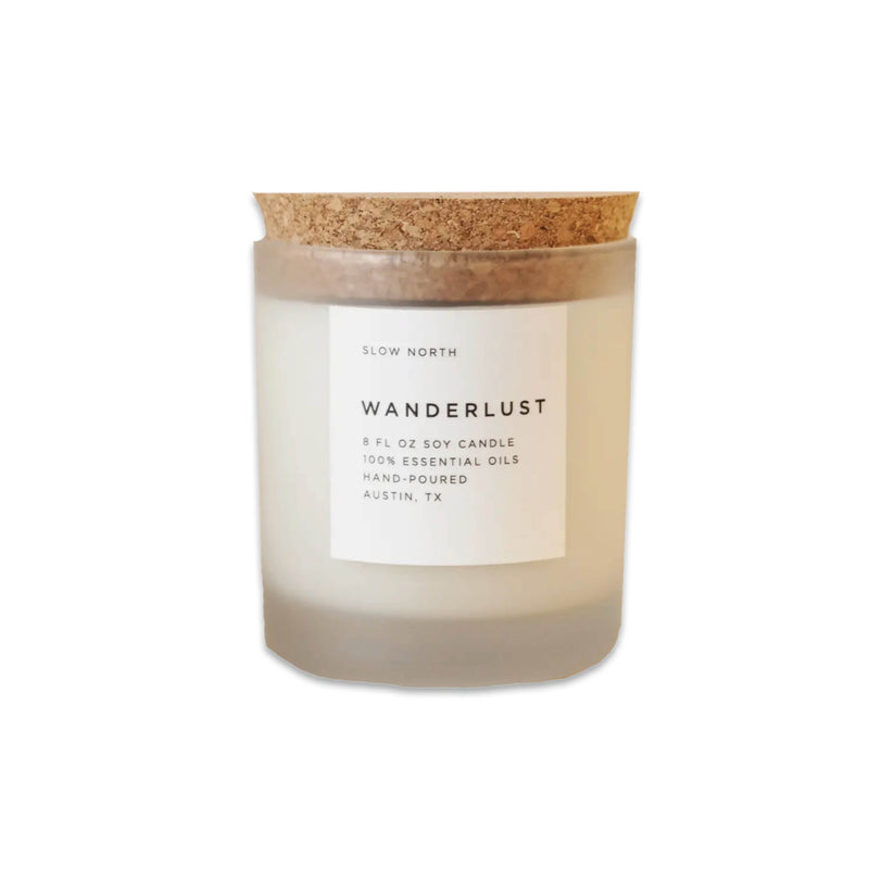 Wanderlust Frosted Candle